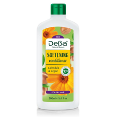 Balsam de par emolient pentru par uscat DEBA Natural Beauty, Rubella | 500 ml