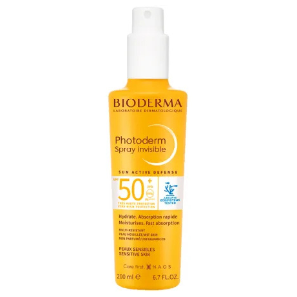 Poza produs Spray Invizibil Protectie Solara SPF 50+ Photoderm, Bioderma | 200 ml