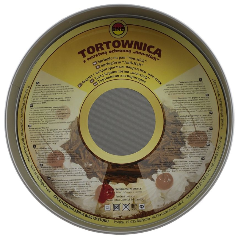Poza produs Forma pentru tort NON STICK, SNB | 270 mm