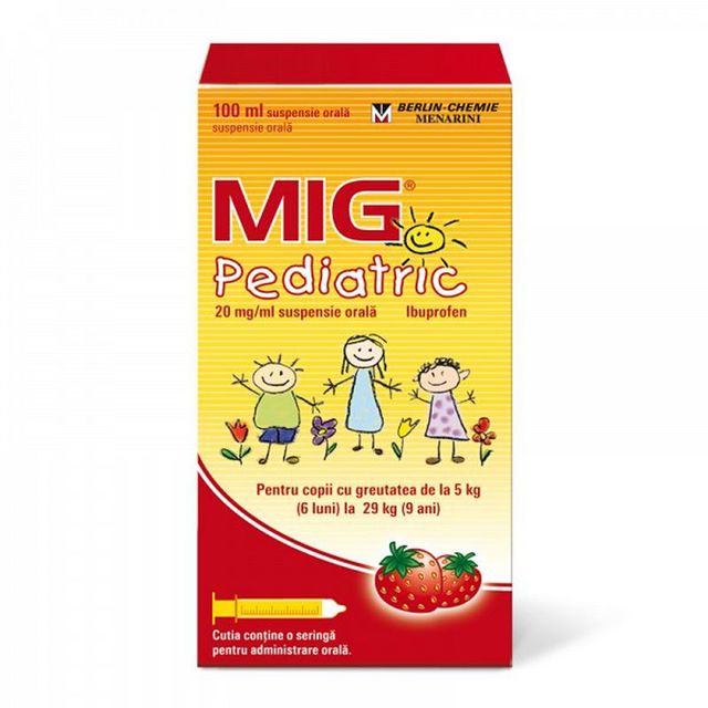 Poza produs Mig Pediatric, 20 mg/ml suspensie orala, Berlin-Cheme Ag | 100 ml