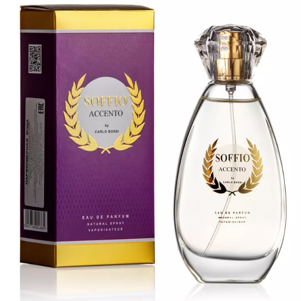 Poza produs Apa de parfum pentru femei Soffio Accento Purple Gold, Carlo Bossi | 100 ml