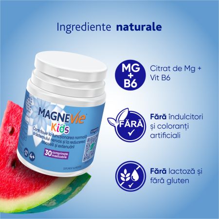 Poza produs MagneVie Kids, Sanofi | 30 comprimate masticabile