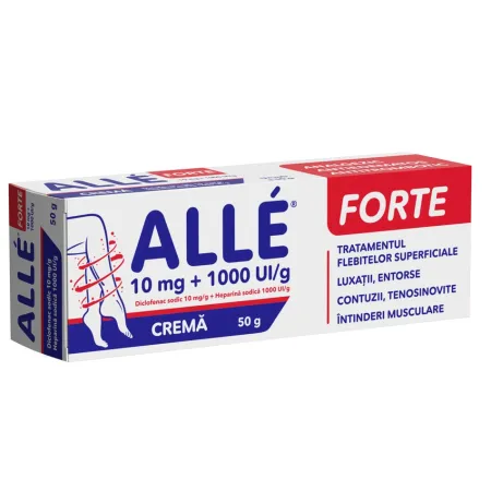 Poza produs Alle Forte crema, 10 mg + 1000 UI/g, Fiterman Pharma | 10 g