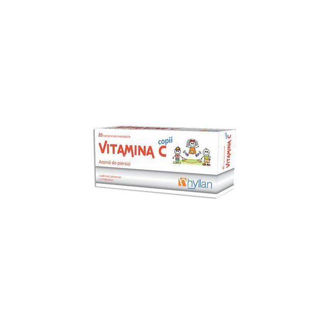 Poza produs Vitamina C pentru copii | 20 comprimate masticabile