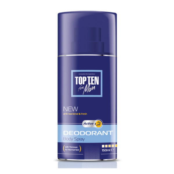 Poza produs Deodorant barbati TOP TEN Active, Rubella | 150 ml