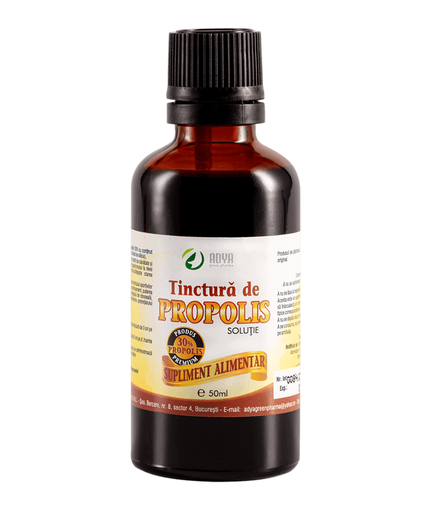 Poza produs Tinctura de propolis 30%, Adya Green Pharma | 50 ml