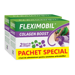Fleximobil Colagen Boost, pachet special, Fiterman Pharma | 2 x 30 plicuri