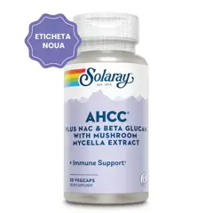 AHCC plus NAC & Beta Glucan Solaray, Secom | 30 capsule