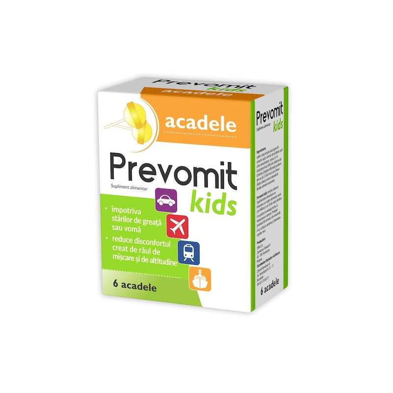 Poza produs Prevomit kids acadele | 6 bucati