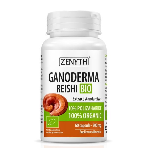 Poza produs Ganoderma Reishi Bio, Zenyth | 60 capsule