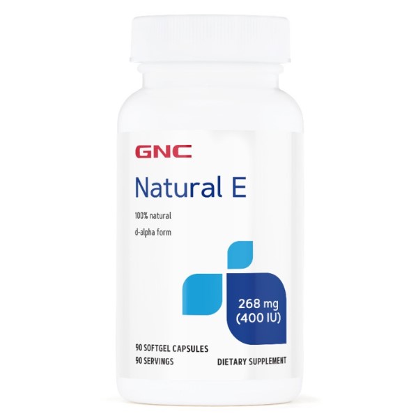 Poza produs Vitamina E Naturala 400 UI, GNC | 90 capsule