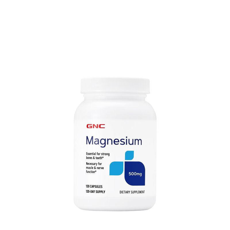 Poza produs GNC Magnesium 500 Mg, Magneziu | 120 Cps