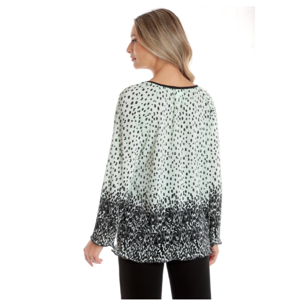 Poza produs Bluza snur CP25026 vernil & negru, Cesy | marimea L