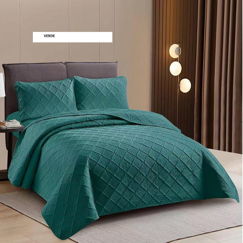 Poza produs Set cuvertura cu fata de perna UNI 1 persoana verde 160x230 cm, Ralex | 1 buc