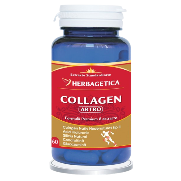 Poza produs Collagen Artro, Herbagetica | 60  capsule