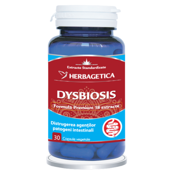 Poza produs Dysbiosis, Herbagetica | 30 capsule