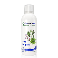 Apa de gura cu salvie si argila GennaDent, Vivanatura | 500 ml