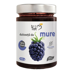 Bun de tot dulceata de mure, fara zahar, Dacia Plant | 360g
