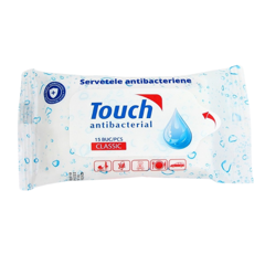 TOUCH SERVETELE UMEDE ANTIBACTERIENE CLASSIC 15BUC