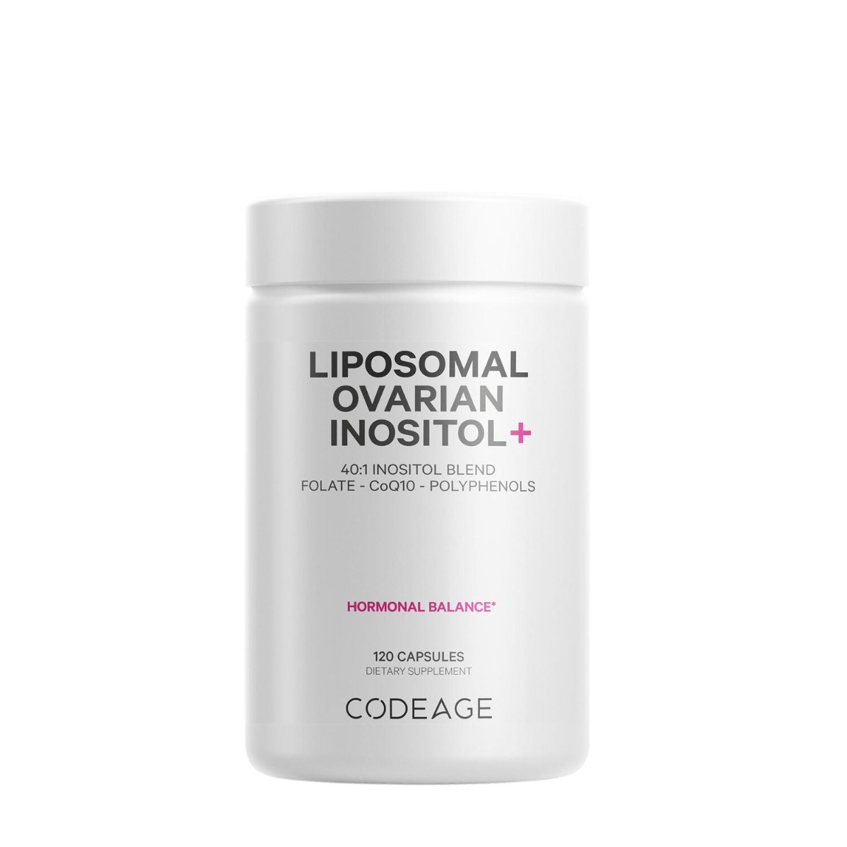 Poza produs GNC CODEAGE LIPOSOMAL OVARIAN INOSITOL + 120COMPR 585130