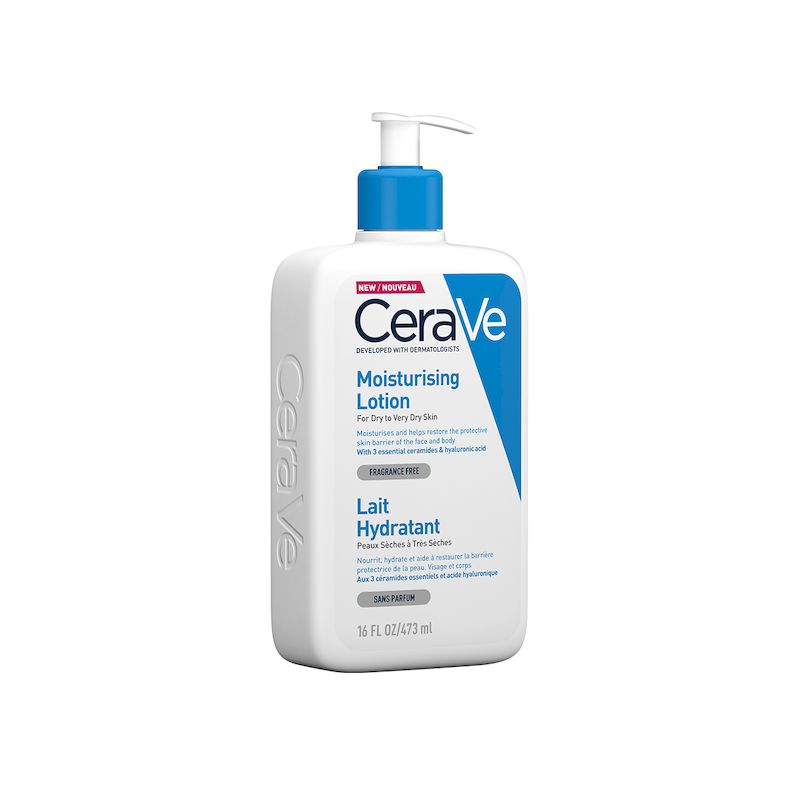 Poza produs CeraVe Lotiune hidratanta pentru fata si corp, piele uscata si foarte uscata | 473 ml