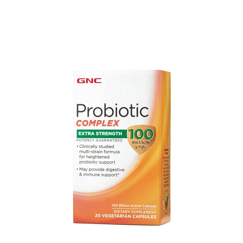 Poza produs Probiotic complex Extra Strenght Multi Strain, GNC, 100 miliarde CFU | 20 cps