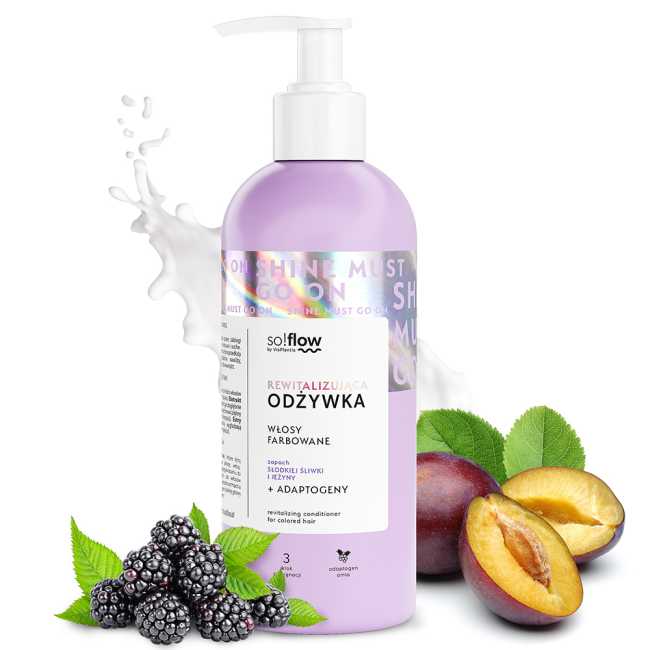 Poza produs Balsam SoFlow pentru par vopsit, Green Pharmacy | 400ml