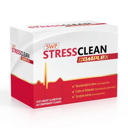 Poza produs Stressclean Complex, Sun Wave Pharma | 60 comprimate