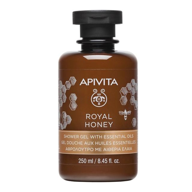 Poza produs Gel de dus hidratant cu uleiuri esentiale Royal Honey, Apivita | 250 ml