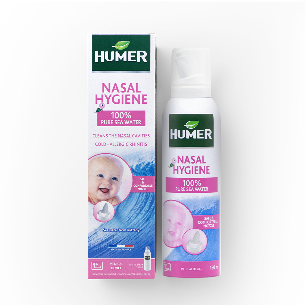 Poza produs Spray nazal pentru copii Humer cu apa de mare | 150 ml