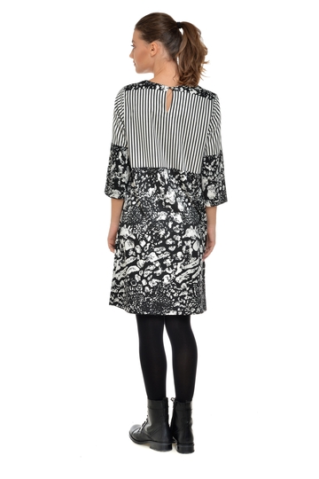 Rochie dama panou 19NI008 alb/negru, Natalee | marimea S — poza produs 2/2