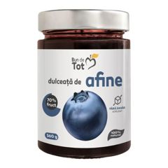 Bun de tot dulceata de afine, fara zahar, Dacia Plant | 360g