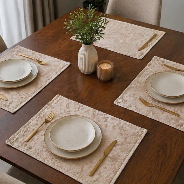 Poza produs Set 4 servete ELEGANCE ivory, Perpetuum | 40x40 cm