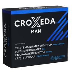 Croxeda Man, vitalitate si energie, Fiterman Pharma | 30 comprimate filmate