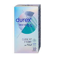 Prezervative Invisible Slim, Durex | 10 bucati