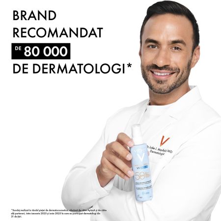 Poza produs Spray fata si corp SPF50+ Capital Soleil UV AQUA, Vichy | 200 ml