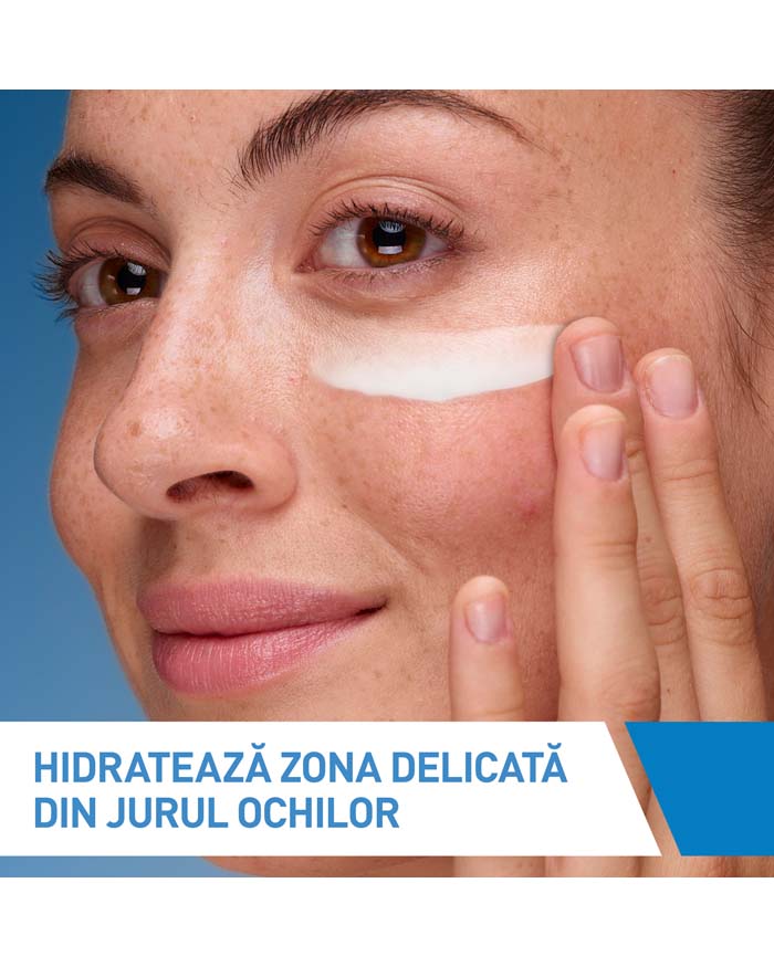 Poza produs Cerave Crema reparatoare pentru ochi cu ceramide si acid hialuronic | 14 ml