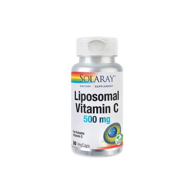 Poza produs Solaray Vitamina C lipozomala | 30 de capsule vegetale