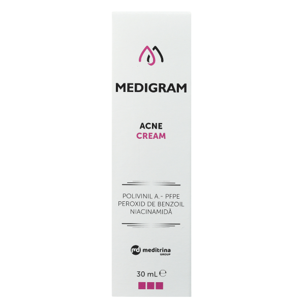 Poza produs Crema anti-acnee Medigram, Meditrina | 30  ml
