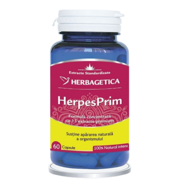 Poza produs HerpesPrim, Herbagetica | 60 capsule