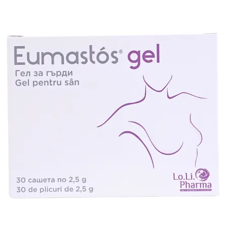 Poza produs Eumastos gel dermatologic, Loli Pharma | 30 plicuri x 2,5 g