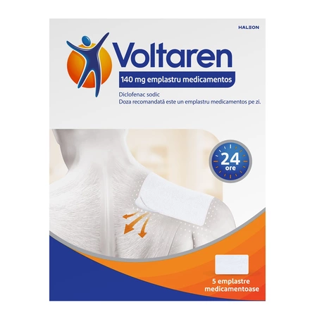 Poza produs Voltaren emplastru 140 mg, Haleon | 5 bucati