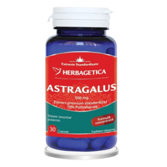 Astragalus 500 mg, Herbagetica | 30 capsule