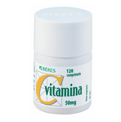 Vitamina C 50 mg, Beres Pharmaceuticals | 120 comprimate