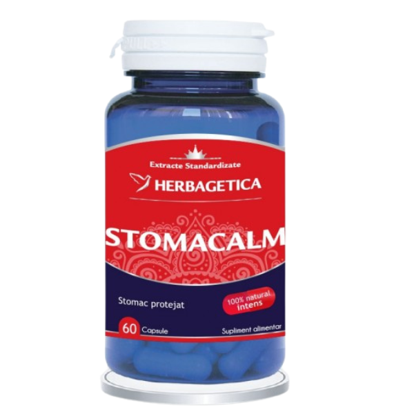 Poza produs StomaCalm, Herbagetica | 60 capsule