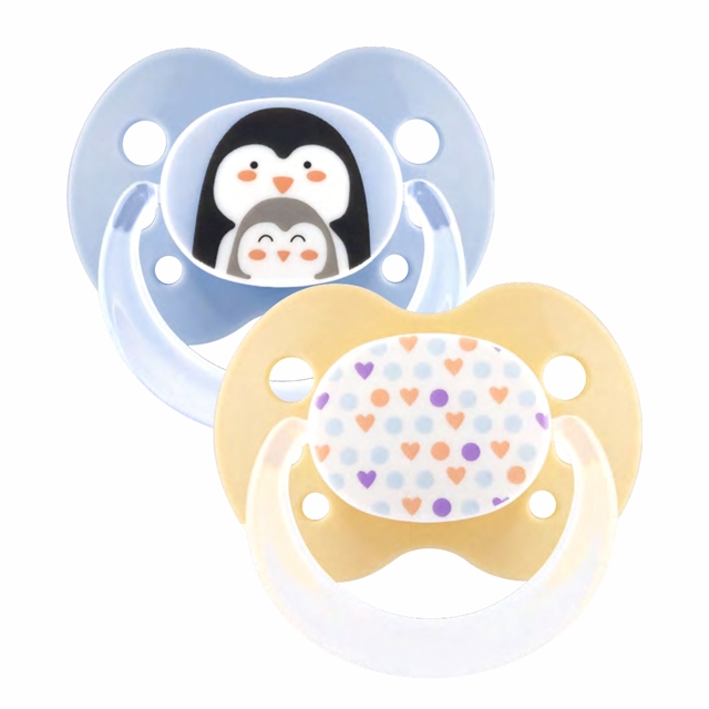 Poza produs Suzete ortodontice din silicon,decorate, 6-18 luni, 28240, Baby Nova | 2 bucati
