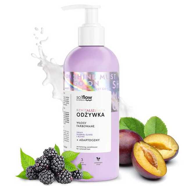 Poza produs Balsam SoFlow pentru par vopsit, Green Pharmacy | 400ml