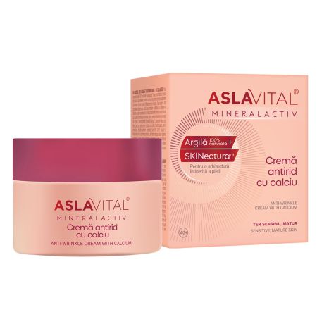 Poza produs Crema Antirid cy Calciu MineralActiv Aslavital, Farmec | 50 ml