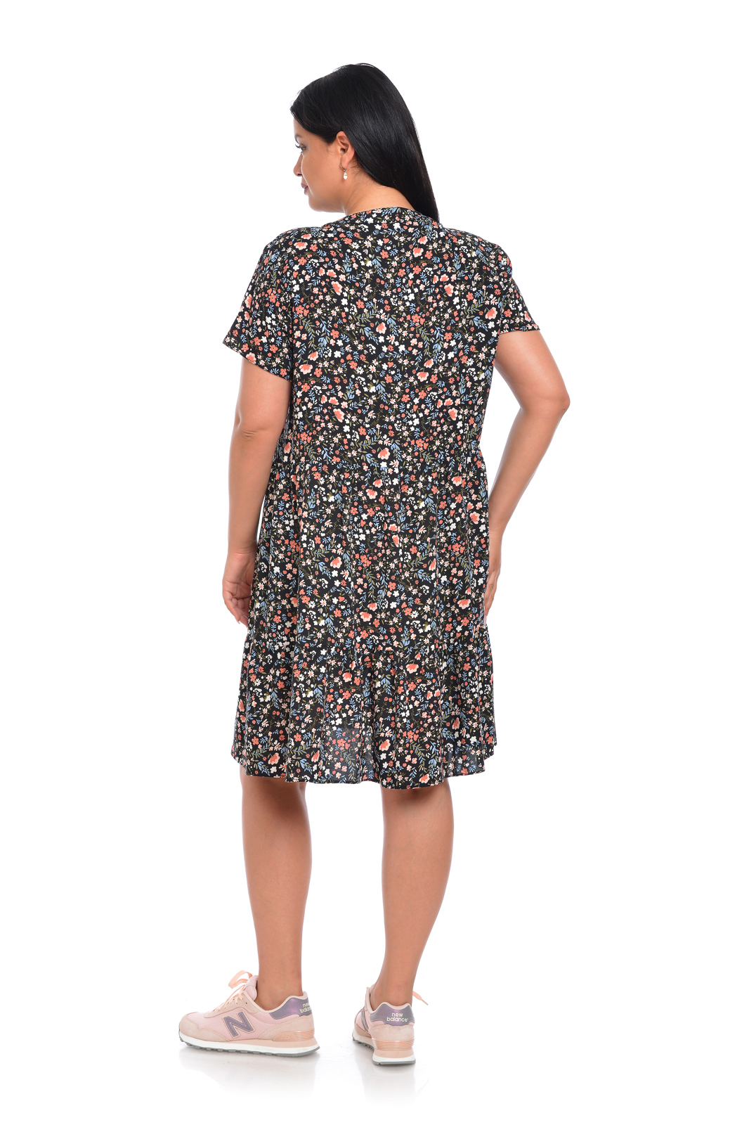 Poza produs Rochie tunica vara DV22RT42 negru floral, Dress to Impress | marimea 36/38