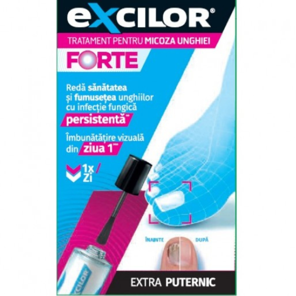 Poza produs Solutie pentru infectia fungica a unghiei Excilor Forte, Magna Pharm | 30 ml